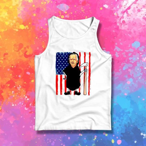 Joe Biden Grim Reaper Halloween Tank Top