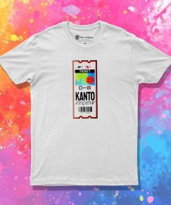 Kanto Region Airplane Ticket T-Shirt