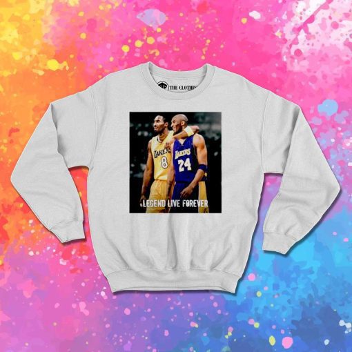 Kobe Bryant Career Legend Live Forever Sweatshirt