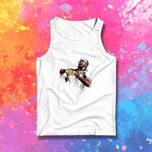 Kobe Bryant Sketch Drawing Tank Top