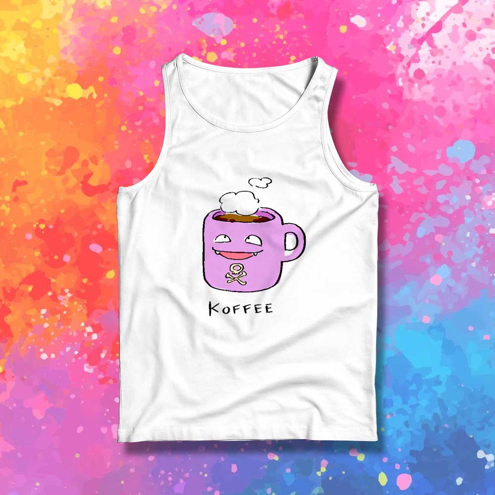 Koffing Pokemon Hot Koffee Tank Top