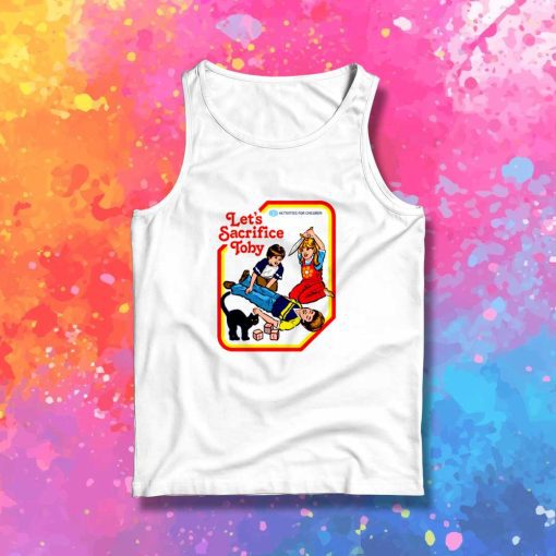 Let's Sacrifice Toby And Black Cat Tank Top