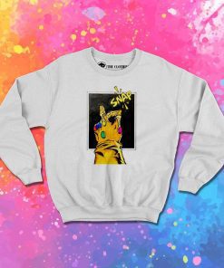 Marvel Comic Gauntlet Snap Sweatshirt