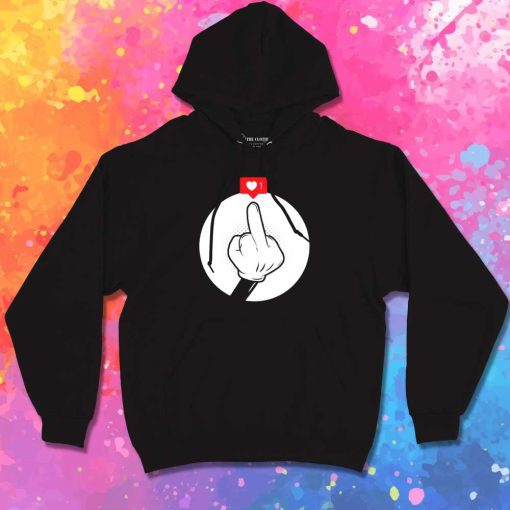 Mickey Mouse Love Middle Finger Hoodie