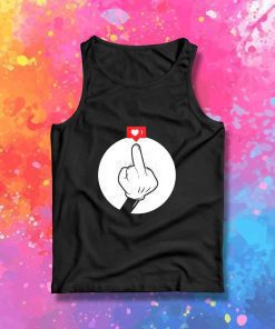 Mickey Mouse Love Middle Finger Tank Top