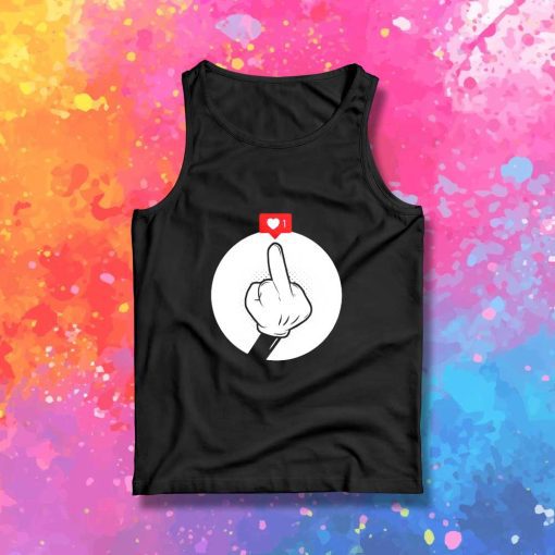 Mickey Mouse Love Middle Finger Tank Top