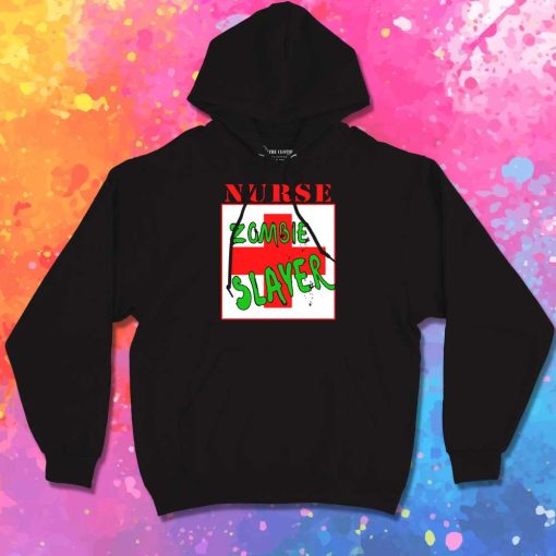 Nurse Zombie Slayer Cross Hoodie