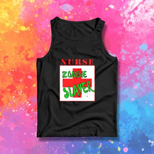 Nurse Zombie Slayer Cross Tank Top