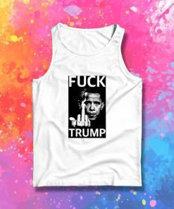 Obama Fuck Trump Photo Tank Top