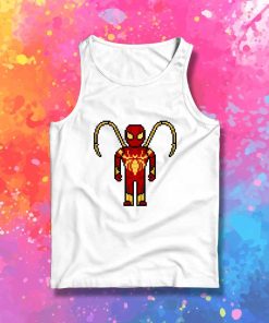 Pixelated Chibi Iron Spider Tank Top