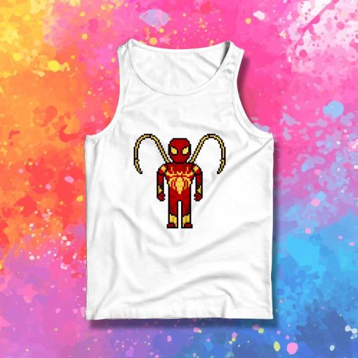 Pixelated Chibi Iron Spider Tank Top