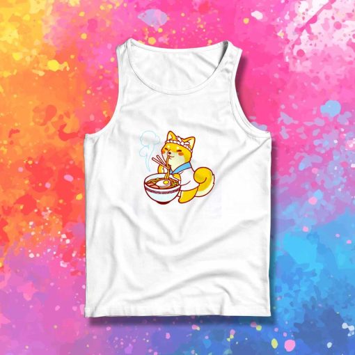 Ramen Shiba Dog Tank Top