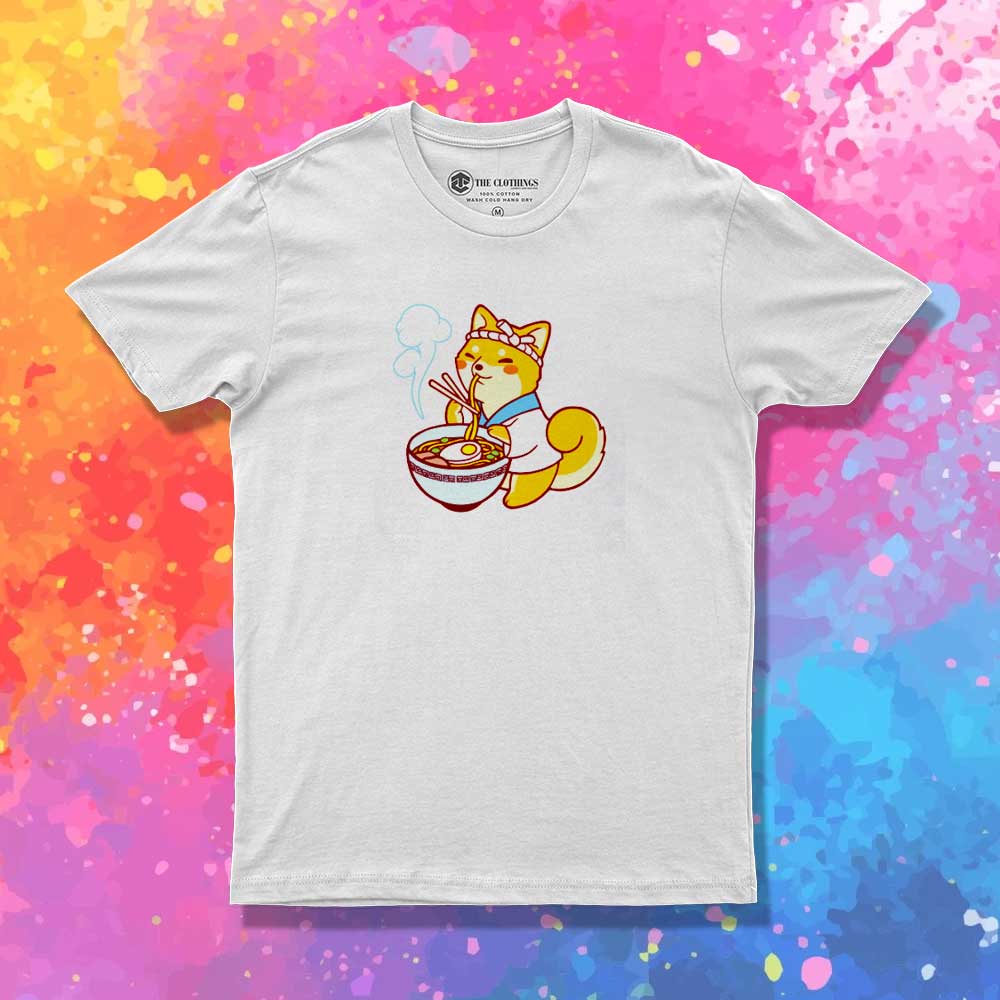 Ramen Shiba Dog T-Shirt