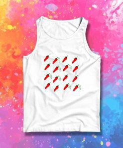 Red Hot Chili Paper Leaves Tank Top