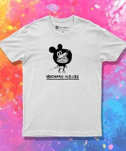 Scary Michard Mouse Black And White T-Shirt