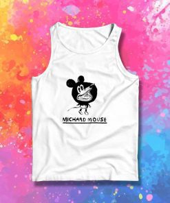 Scary Michard Mouse Black And White Tank Top