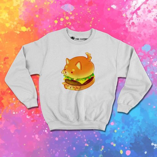 Shiba Cheese Burger Sweatshirt