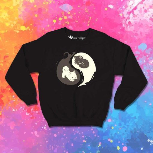 Shiba Inu Yin And Yang Sweatshirt