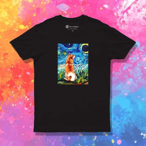 Shiba Starry Night T-Shirt