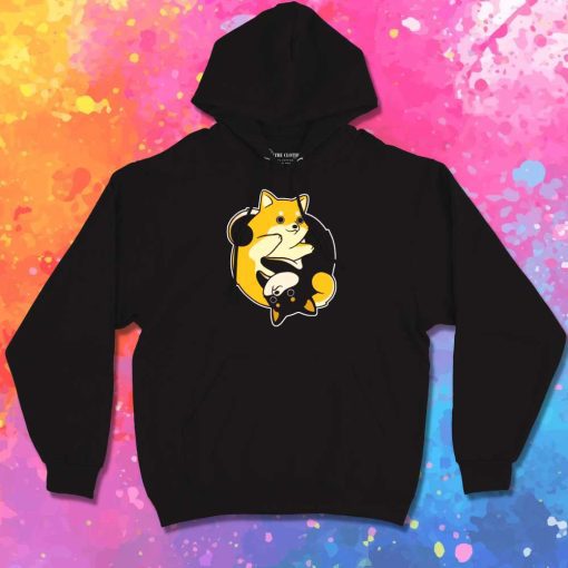 Shiba Yin Yang Hugs Hoodie
