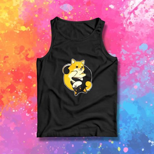 Shiba Yin Yang Hugs Tank Top