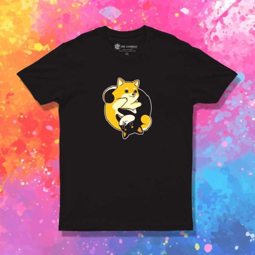 Shiba Yin Yang Hugs T-Shirt