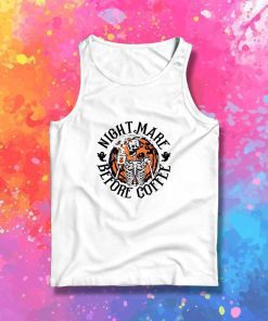 Skeleton Nightmare Before Coffee Tank Top