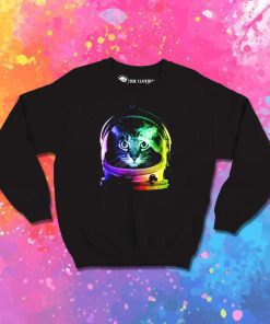 Space Cat Astronaut Sweatshirt