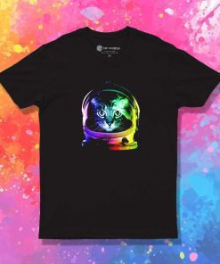 Space Cat Astronaut T-Shirt