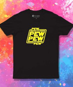 Space Star Wars Pew Pew Pew T-Shirt