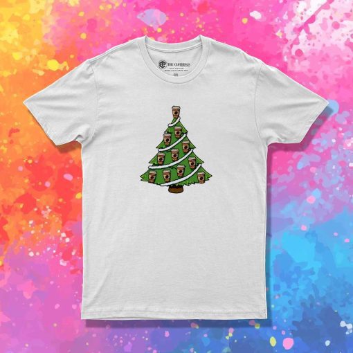Take Away Coffee Christmas Tree T-Shirt