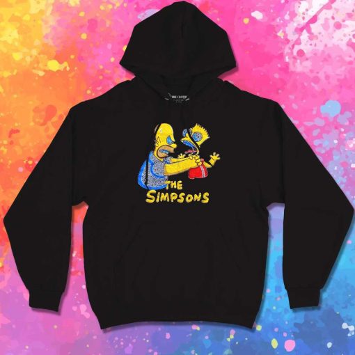 The Simpsons Family Fight Hoodie