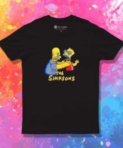 The Simpsons Family Fight T-Shirt