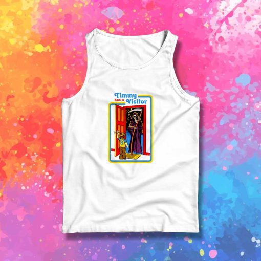 Timmy Has A Visitor On Halloween Tank Top