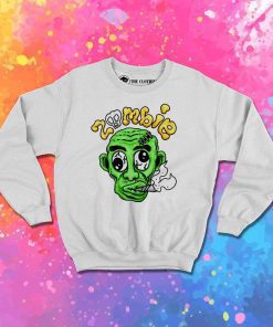 Ugly Smoking Zombie Sweatshirt