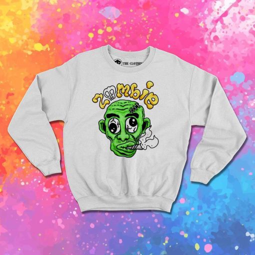 Ugly Smoking Zombie Sweatshirt