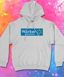 Walmart Worker Exploitation Logo Hoodie