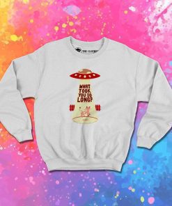 Why Did You Took So Long Alien Sweatshirt
