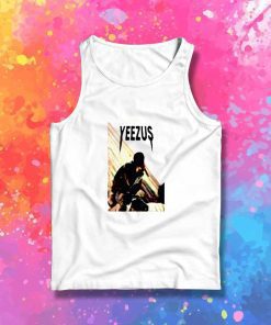 Yeezus Sing Dripping Logo Tank Top