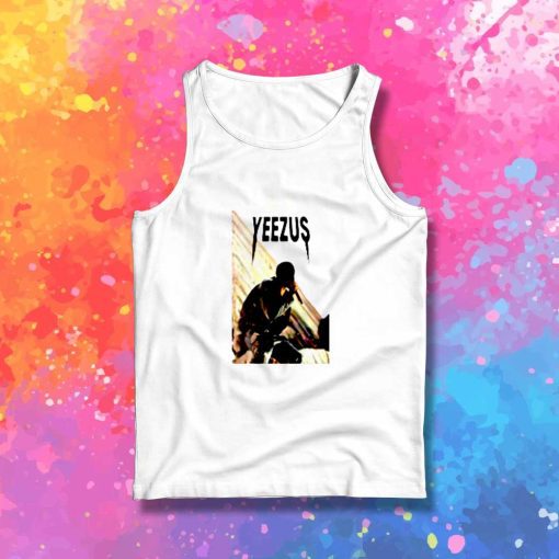Yeezus Sing Dripping Logo Tank Top