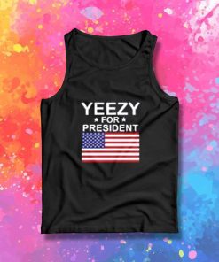 Yeezy For President USA Flag Tank Top