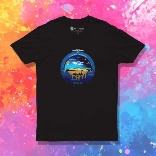 Ancient Flat Earth Map T-Shirt