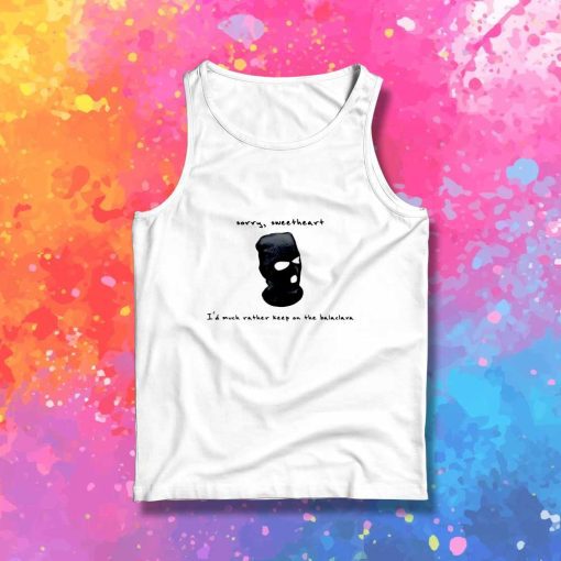 Arctic Monkeys Sorry Sweetheart Tank Top