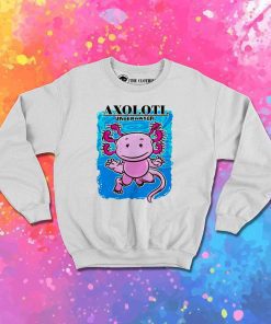 Axolotl Underwater Nirvana Logo Sweatshirt