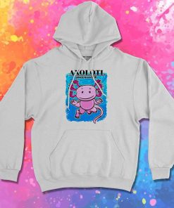 Axolotl Underwater Nirvana Logo Hoodie