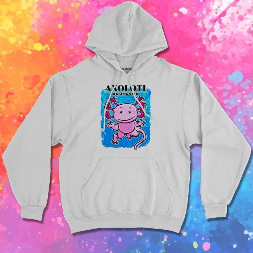Axolotl Underwater Nirvana Logo Hoodie