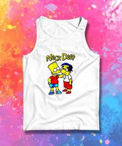 Bart Simpsons And Neck Deep Tank Top