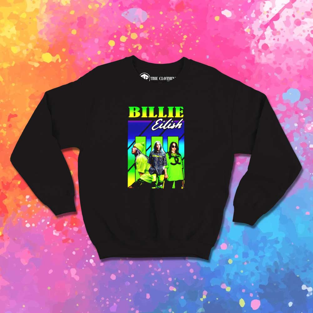 Billie Eilish Collage Photo Sweatshirt