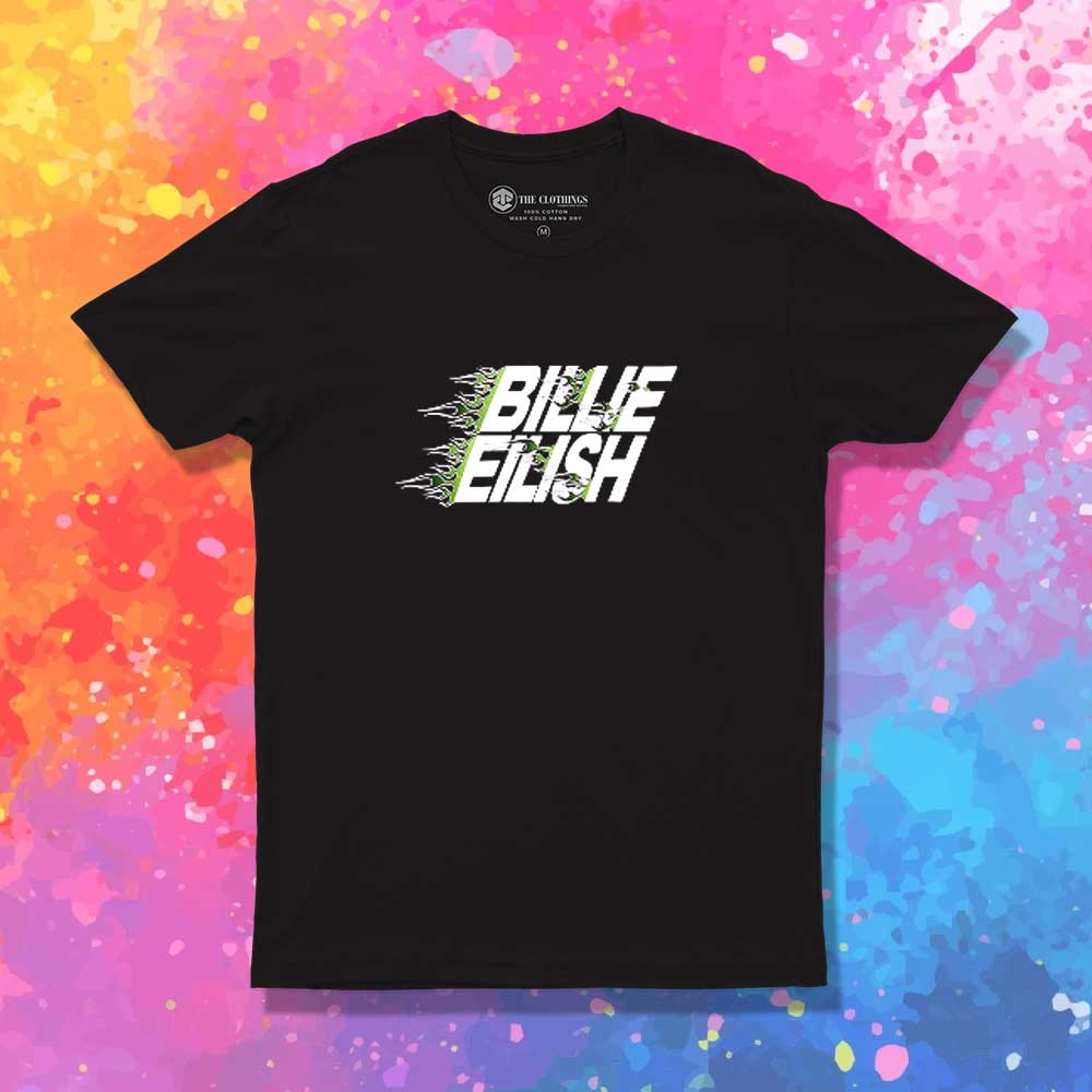 Billie Eilish Fire Racer T-Shirt