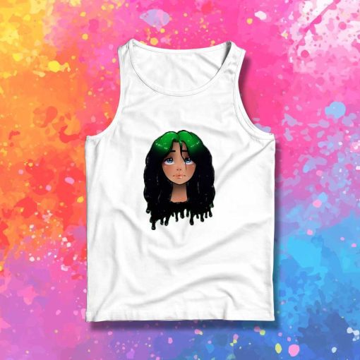 Billie Eilish Sweet Anime Tank Top